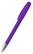 Klio Boa ice transparent balpen met metalen punt - Purple ice