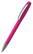 Klio Boa high gloss balpen met metalen punt en clip - Magenta