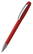 Klio Boa high gloss balpen met metalen punt en clip - Red