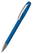Klio Boa transparent balpen met metalen punt en clip - Blue transparent