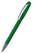 Klio Boa transparent balpen met metalen punt en clip - Green transparent