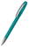 Klio Boa ice transparent balpen met metalen punt en clip - Turquoise ice