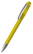 Klio Boa ice transparent balpen met metalen punt en clip - Yellow ice