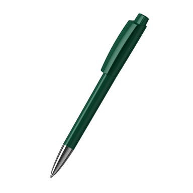 Klio Zeno high gloss balpen met metalen punt - Dark green