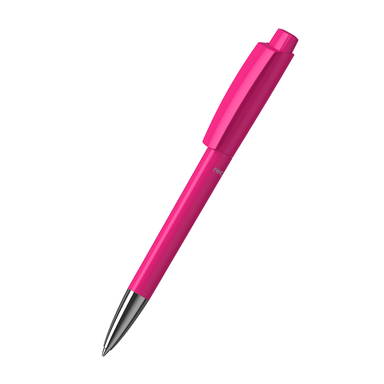 Klio Zeno recycling balpen met metalen punt - Magenta