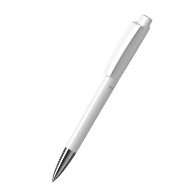 Klio Zeno recycling balpen met metalen punt - White