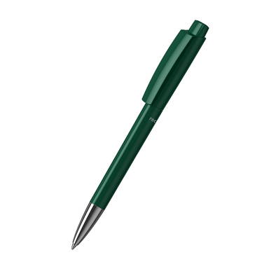 Klio Zeno recycling balpen met metalen punt - Dark green