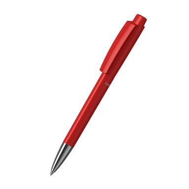 Klio Zeno recycling balpen met metalen punt - Red