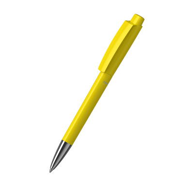 Klio Zeno recycling balpen met metalen punt - Yellow