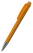 Klio Zeno transparent balpen met metalen punt - Orange transparent
