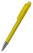 Klio Zeno transparent balpen met metalen punt - Yellow transparent