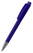 Klio Zeno transparent balpen met metalen punt - Dark blue transparent