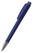 Klio Zeno softtouch ballpoint pen with metal tip - Softtouch dark blue/dark blue