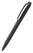 Klio Zeno high gloss balpen met metalen clip - Anthracite