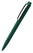Klio Zeno high gloss balpen met metalen clip - Dark green