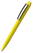Klio Zeno high gloss balpen met metalen clip - Yellow