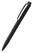 Klio Zeno high gloss balpen met metalen clip - Black