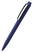 Klio Zeno high gloss balpen met metalen clip - Dark blue
