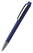 Klio Zeno high gloss ballpoint pen with metal tip and clip - Dark blue