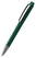 Klio Zeno high gloss ballpoint pen with metal tip and clip - Dark green