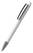 Klio Zeno high gloss ballpoint pen with metal tip and clip - White