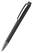 Klio Zeno high gloss ballpoint pen with metal tip and clip - Anthracite