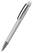Klio Zeno transparent ballpoint pen with metal tip and clip - Transparent