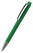 Klio Zeno transparent ballpoint pen with metal tip and clip - Transparent green