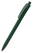 Klio Qube high gloss ballpoint pen - Dark green