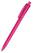 Klio Qube transparent balpen - Pink transparent