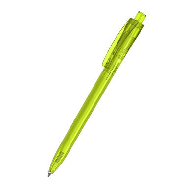 Klio Qube transparent balpen - Light green transparent