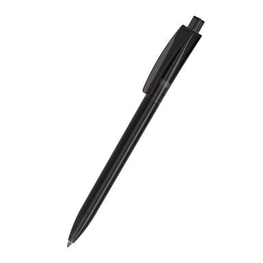 Klio Qube transparent balpen - Black transparent