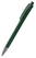 Klio Qube high gloss balpen met metalen punt - Dark green