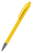 Klio Qube high gloss balpen met metalen punt - Yellow
