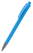 Klio Qube high gloss balpen met metalen punt - Cyan