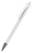 Klio Qube high gloss balpen met metalen punt - White