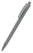 Klio Qube high gloss balpen met metalen punt - Grey