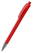 Klio Qube high gloss balpen met metalen punt - Red