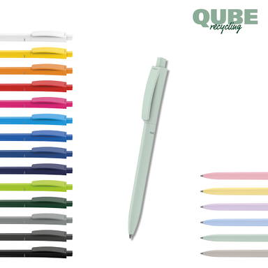 Klio Qube recycling balpen - Black