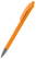 klio Qube recycling balpen met metalen punt - Light orange