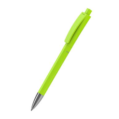 klio Qube recycling balpen met metalen punt - Light green
