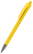 klio Qube recycling balpen met metalen punt - Yellow