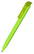 Klio Trias high gloss balpen met transparante clip - Light green/light green transparent