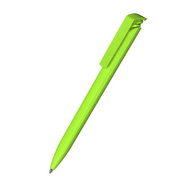 Klio Trias softtouch ballpoint pen - Softtouch light green/light green