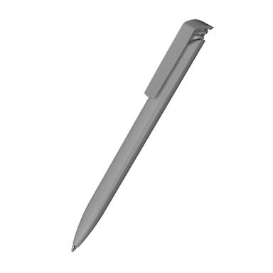 Klio Trias softtouch ballpoint pen - Softtouch grey/grey