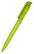 Klio Trias softfrost balpen met transparante clip - Softfrost light green/light green transparent
