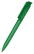 Klio Trias softfrost balpen met transparante clip - Softfrost green/green transparent