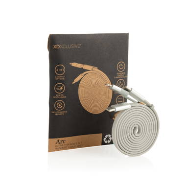 Arc Ultra-thin RCS recycled 60W 2 in 1 magnetische kabel