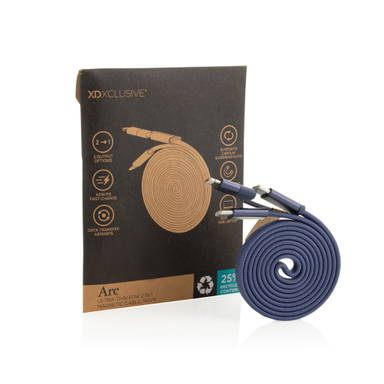 Arc Ultra-thin RCS recycled 60W 2 in 1 magnetische kabel