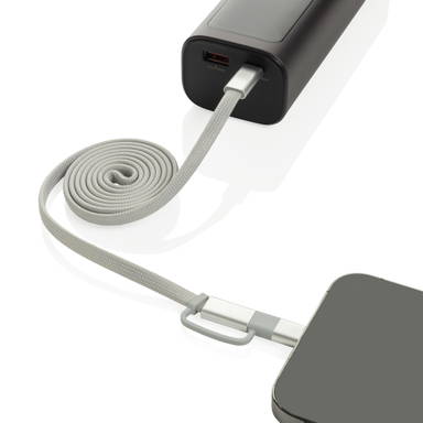Arc Ultra-thin RCS recycled 60W 2 in 1 magnetische kabel